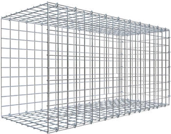 Gabiona C-Ring-Gabione-Anbaukorb Typ 2 50 x 100 x 40 cm Maschenweite 5 x 5 cm