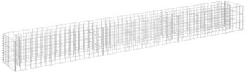 furnicato Gabionen-Hochbeet verzinkter Stahl 270 x 30 x 30 cm