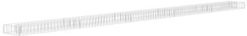furnicato Gabionen-Hochbeet verzinkter Stahl 450 x 30 x 10 cm