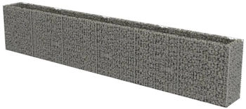 furnicato Gabionen-Hochbeet verzinkter Stahl 540 x 50 x 100 cm