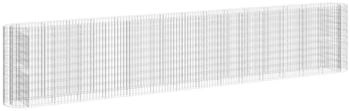 furnicato Gabionen-Hochbeet verzinktes Eisen 540 x 50 x 100 cm