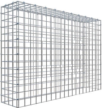 Gabiona C-Ring-Gabione-Anbaukorb Typ 3 70 x 100 x 20 cm Maschenweite 5 x 5 cm