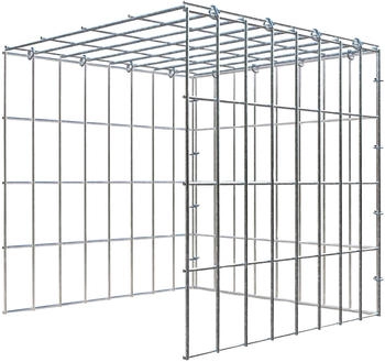 Gabiona C-Ring-Gabione-Anbaukorb Typ 4 40 x 40 x 40 cm Maschenweite 5 x 10 cm