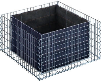 Gabiona Gabionen-Hochbeet eckig 100 x 50 x 100 cm Maschenweite 5 x 10 cm