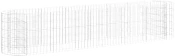 furnicato Gabionen-Hochbeet verzinktes Eisen 260 x 50 x 50 cm