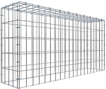 Gabiona C-Ring-Gabione-Anbaukorb Typ 3 50 x 100 x 20 cm Maschenweite 5 x 10 cm
