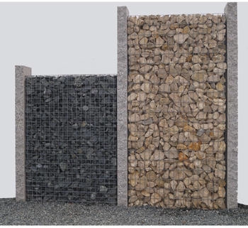 Gabiona Gabionen-Zaun 200 x 52 x 32 cm Maschenweite 5 x 5 cm