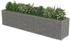 vidaXL Gabionen-Hochbeet Verzinkter Stahl 450×90×100 cm (143552)