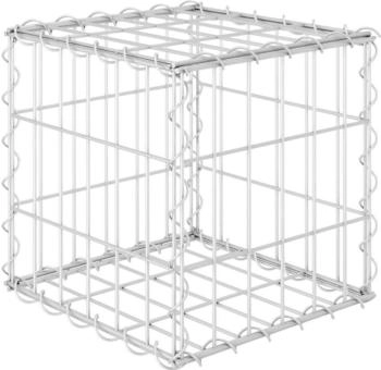 vidaXL Würfel-Gabionen-Hochbeet Stahldraht 30x30x30 cm (145648)