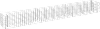 vidaXL Gabionen-Hochbeet Verzinkter Stahl 270 x 30 x 30 cm (145637)