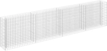 vidaXL Gabionen-Hochbeet Verzinkter Stahl 360×30×90 cm (145643)