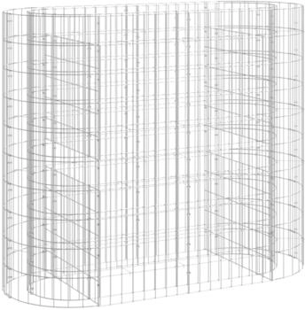vidaXL Gabionen-Hochbeet Verzinktes Eisen 120x50x100 cm (152032)