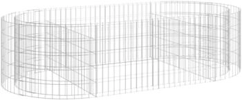 vidaXL Gabionen-Hochbeet Verzinktes Eisen 200x100x50 cm (152040)