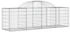 vidaXL Gabionen mit Hochbogen 10 Stk. 200x50x60/80 cm Verzinktes Eisen (3146286)