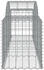 vidaXL Gabionen mit Hochbogen 10 Stk. 200x50x60/80 cm Verzinktes Eisen (3146286)