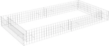 vidaXL Gabionen-Hochbeet Verzinkter Stahl 200x100x20 cm (151312)