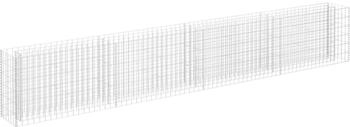 vidaXL Gabionen-Hochbeet Verzinkter Stahl 360×30×60 cm (145642)