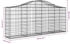 vidaXL Gabionen mit Hochbogen 7 Stk. 200x30x80/100 cm Verzinktes Eisen (3145414)