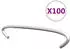 vidaXL Gabionen-Distanzhalter 100 Stk. Verzinkter Stahl 10 cm (145616)