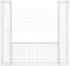 vidaXL Gabionenkorb U-Form mit 2 Säulen Eisen 140x20x150cm (151282)