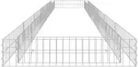 vidaXL Gabionen-Hochbeet Verzinkter Stahl 600x100x20 cm
