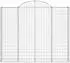 vidaXL Gabione mit Hochbogen Verzinktes Eisen 200x30x160/180cm (153488)