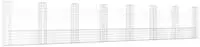 vidaXL Gabionenkorb U-Form mit 8 S&auml;ulen Eisen 860x20x150 cm