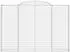 vidaXL Gabionen mit Hochbogen 5 Stk. 300x30x200/220cm Verzinktes Eisen (3146614)