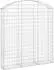 vidaXL Gabione mit Hochbogen, verzinktes Eisen, 150x30x160/180cm