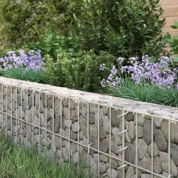 vidaXL Gabionen-Hochbeet verzinkter Stahl 300x100x20cm