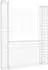 vidaXL Gabionenkorb U-Form mit 2 Säulen Eisen 140x20x200cm (151289)