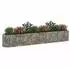 vidaXL Gabionen-Hochbeet Verzinktes Eisen 330x50x50cm