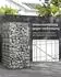 Songmics Gabione Drahtkorb 100x50x50cm, verzinkt, silber (GGB155)