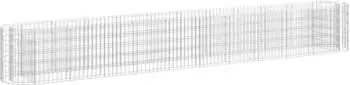 vidaXL Gabionen-Hochbeet verzinktes Eisen 400x50x50cm (152028)
