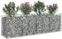 vidaXL Gabionen-Hochbeet silber 200x50x60cm verzinkter Stahl (42033293)