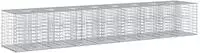 vidaXL Gabionen-Hochbeet 2 stk. 340 x 60 x 55 cm Verzinkter Stahl