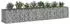 vidaXL Gabionen-Hochbeet 340x60x55cm verzinkter Stahl, 2-St. (3422230)