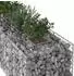 vidaXL Gabionen-Hochbeet 340x60x55cm verzinkter Stahl, 2-St. (3422230)