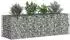vidaXL Gabionen-Hochbeet silber 180x60x55cm verzinkter Stahl (42033323)
