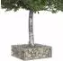 vidaXL Gabionen-Hochbeet silber 60x60x20cm, verzinkter Stahl (42033314)