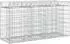 vidaXL Gabionen-Hochbeet silber (42033304)