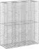 vidaXL Gabionen-Hochbeet 2 Stk. 130x50x150cm verzinkter Stahl (3422233)