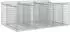 vidaXL Gabionen-Hochbeet 150x100x60cm verzinkter Stahl silber (42033298)