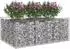 vidaXL Gabionen-Hochbeet 150x100x60cm verzinkter Stahl silber (42033298)