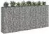 vidaXL Gabionen-Hochbeet 4-tlg. 330x50x150cm verzinkter Stahl (3422236)