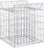 vidaXL Gabionen-Hochbeet 50x50x60cm verzinkter Stahl, silber (42033290)