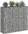vidaXL Gabionen-Hochbeet 170x50x150cm verzinkter Stahl, 2er-Set (3422234)
