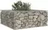 vidaXL Gabionen Hochbeet 100x100x40cm verzinkter Stahl, silber