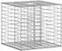 vidaXL Gabionen-Hochbeet 60x60x55cm, verzinkter Stahl, silber (42033320)
