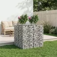 vidaXL Gabionen-Hochbeet 2 stk. 100 x 100 x 100 cm Verzinkter Stahl